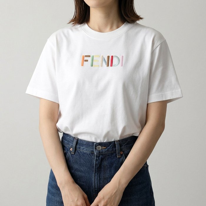 FENDI（フェンディ） 【並行輸入品】 大人もOK キッズ Tシャツ ロゴ