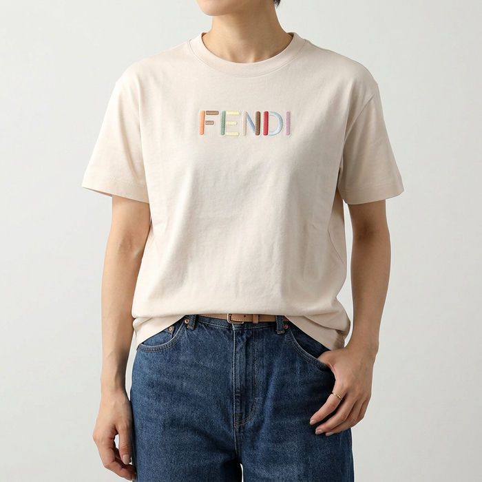 Fendi ロゴプリント 半袖Tシャツ FENDI（フェンディ） 【並行輸入品】 大人もOK キッズ Tシャツ ロゴ