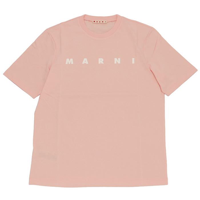 【並行輸入品】 マルニ MARNI 大人もOK キッズ Tシャツ 半袖 ロゴ クルーネック ショートスリーブ プリントシャツ 2026年春夏新作 M01601 M00RFの画像