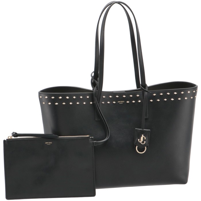 JIMMY CHOO ジミーチュウ トートバッグ NINE2FIVE E/W スタッズ