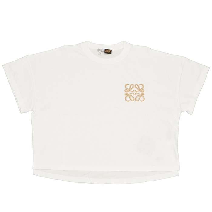 【並行輸入品】 ロエベ LOEWE Tシャツ ボクシーフィット アナグラムロゴ パウラズ イビザ 半袖シャツ オーバーサイズ 2026年春夏新作 S616Y22X87 0056の画像