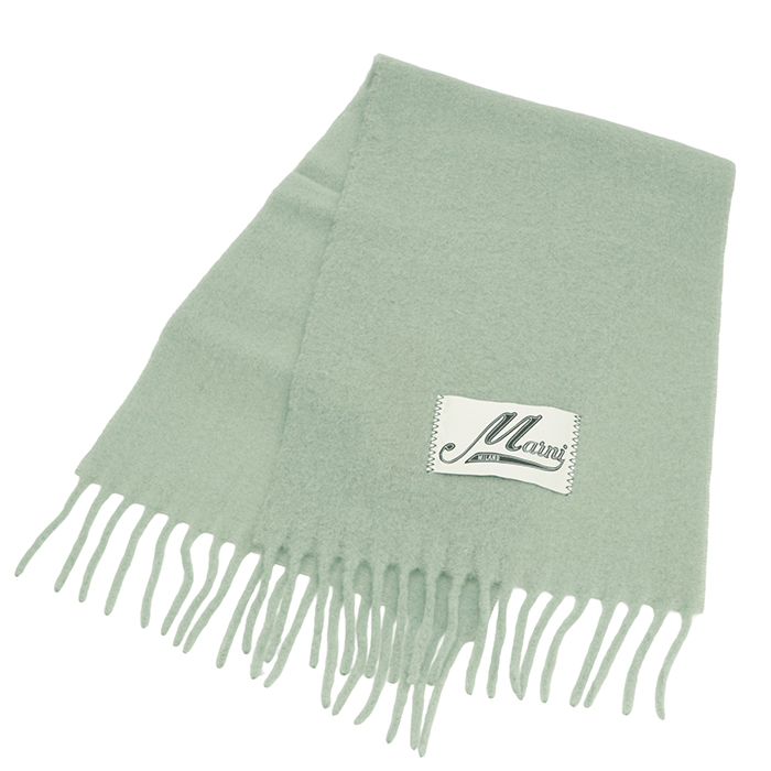 な　MARNI 大判マフラー 未使用] 高級MARNI マルニ 超大判ウール モヘア マフラー 大人気