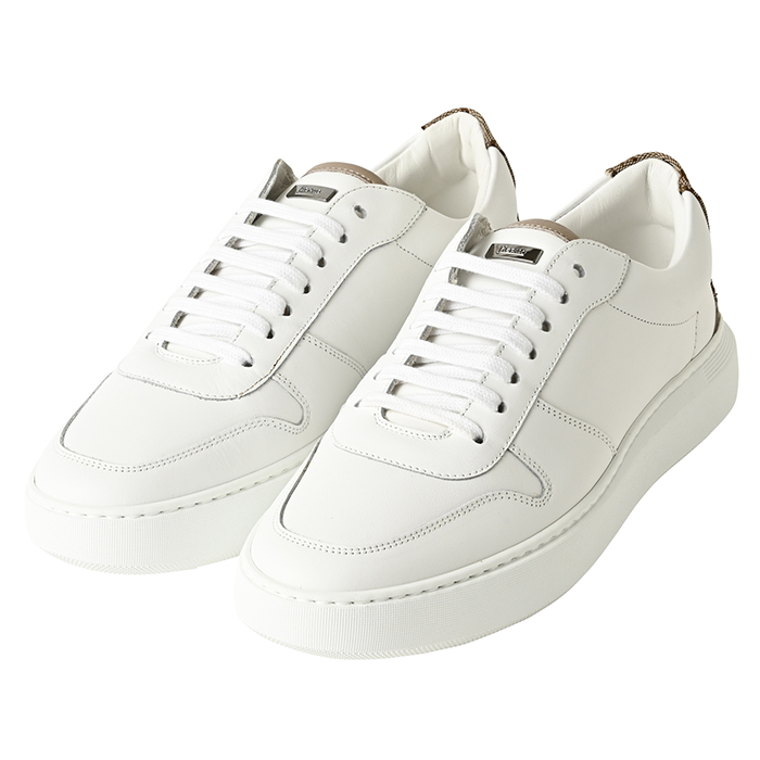 【並行輸入品】 HERNO メンズ スニーカー Hモノグラムヒール レザー SH001UM SHOE6の画像