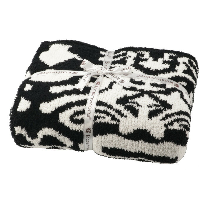 Kashwere（カシウエア） 【並行輸入品】 ブランケット DAMASK 織柄