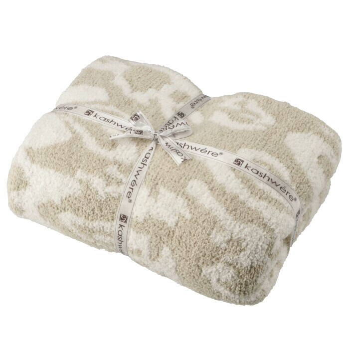Kashwere カシウエア KASHWERE ブランケット DAMASK 織柄 ダマスク 