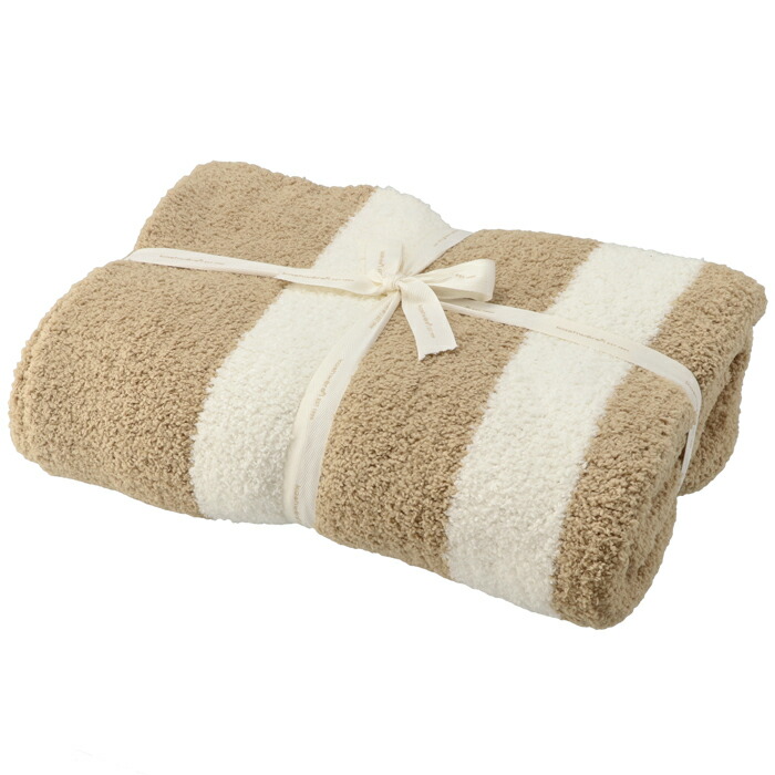 カシウェア マルチストライプブランケット 新品 BABY BLANKET MULTI STRIPE(78×78cm mist/white/blue