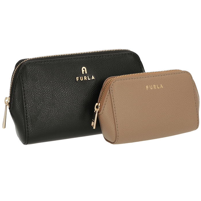 【並行輸入品】 フルラ FURLA ポーチ CAMELIA M 2サイズセット コスメティックケース ミニ メイクポーチ 2026年春夏新作 WE00453 ARE000 | FURLA | 01