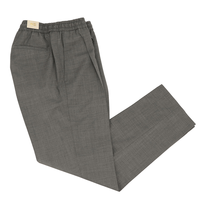 【並行輸入品】 ブリリア 1949 BRIGLIA 1949 メンズ ウールパンツ ウィンブルドン Easy Fit 1プリーツ ドローストリング 2026年春夏新作 WIMBLEDONS 300132の画像