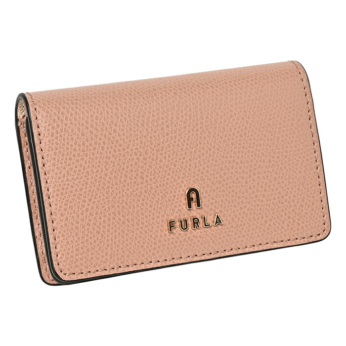 信頼への信頼 カードケース FURLA 二つ折り ビジネスカード カメリア スモール 小物