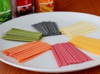 お野菜パスタ　ショート　かぼちゃのスパゲッティーニ