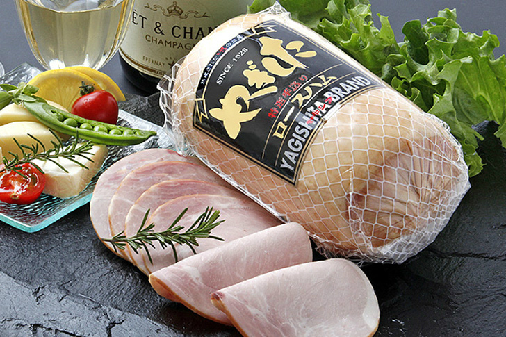 特選ロースハム ヤギシタハム  800g   卵不使用 YD504 クール便 特選ロースハム ヤギシタハム 800g 卵不使用 YD504 クール便 : 朝