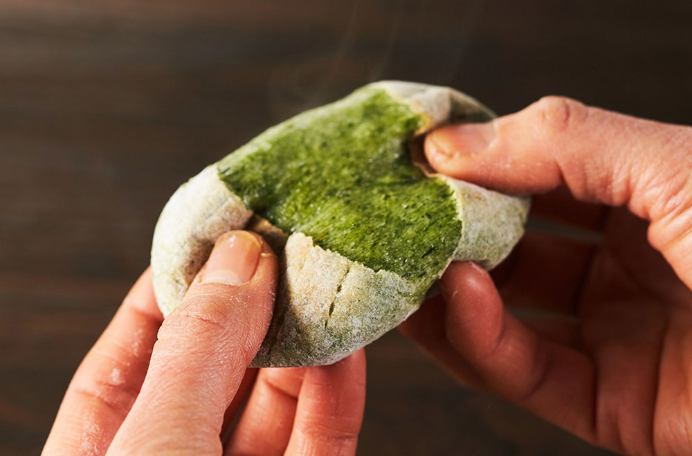 よもぎ餅 あんなし 28個入（7個入×4袋） 無添加 防腐剤不使用 福岡県産