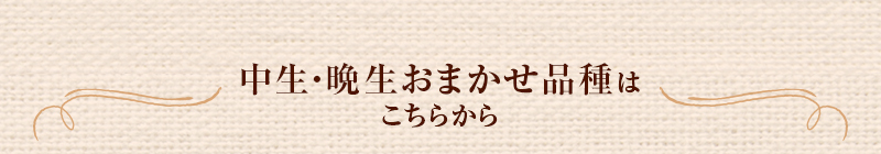 中生・晩生おまかせ品種