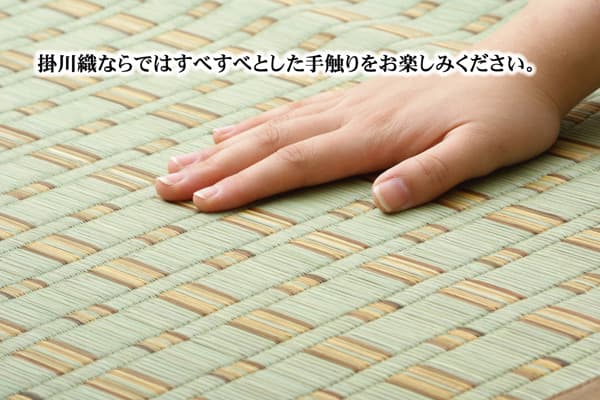 イケヒコ 掛川織 い草カーペット 雲仙 江戸間6畳 (約261×352cm) ござ