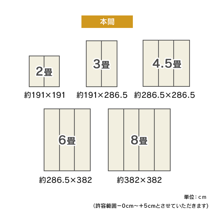 上敷き い草カーペット 市松模様 和室 市松紋 約191×191cm 本間2畳 ござ_14