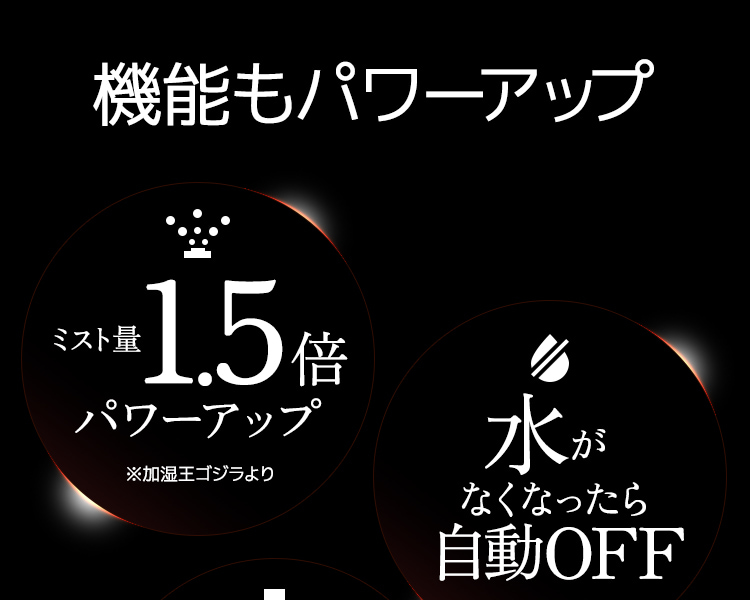 即納可能】【新品】加湿王バーニングゴジラ【改】/加湿器【送料無料