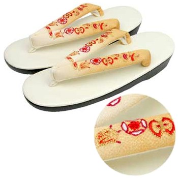 きもの日和●ハイヒールウレタン底草履(M/薄紫桃)日本製tzz329D