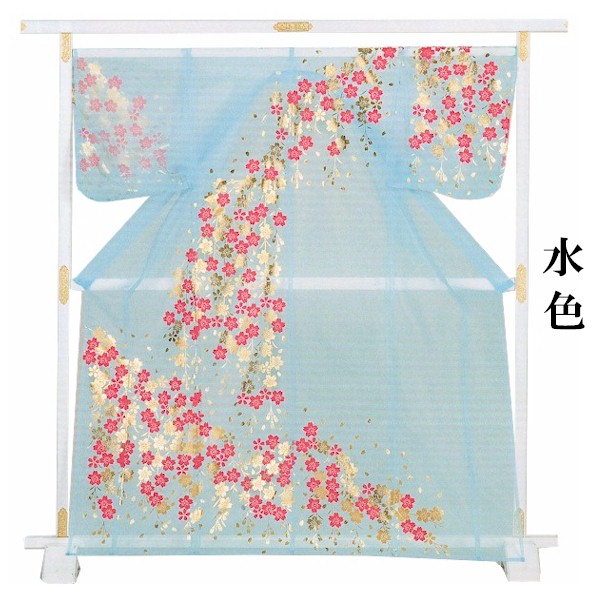 かつぎ 枝垂れ桜 絵羽 k炎62303-05 踊り 衣装 日舞 日本舞踊 衣裳 踊り