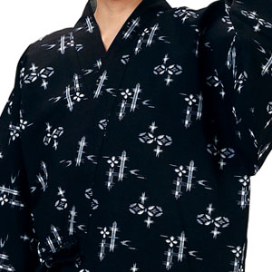 もんぺ 染絣 もんぺルック （o民3396-5961） M L モンペ 着物 和装 きもの 和服 取寄せ商品の画像