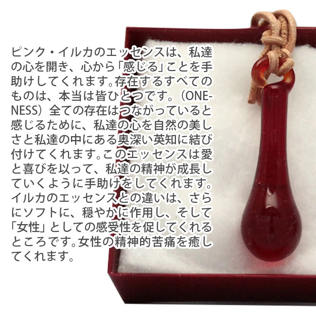 ピンクイルカのエッセンス入りペンダント コルテPHIエッセンス その他