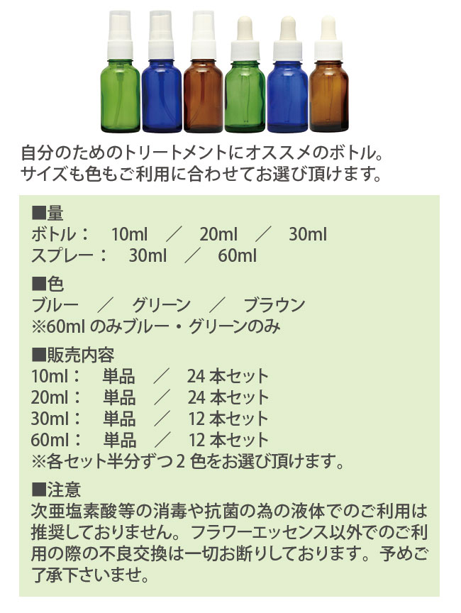 ドーセージボトル 20ML ブラウン 24本セット 遮光瓶 日本製｜asatsuyu｜02