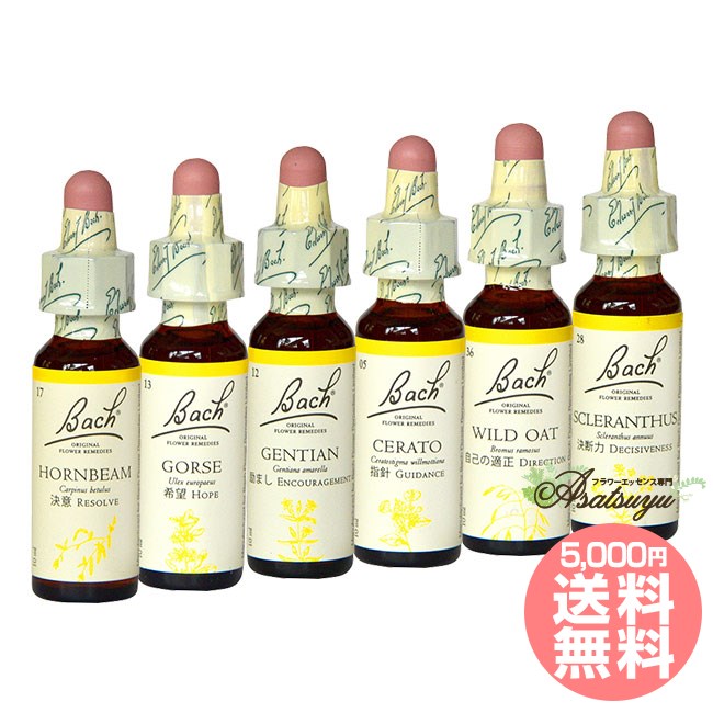 内心の不確かさと不安定 バッチフラワーレメディ バッチ目的別セット ネルソン