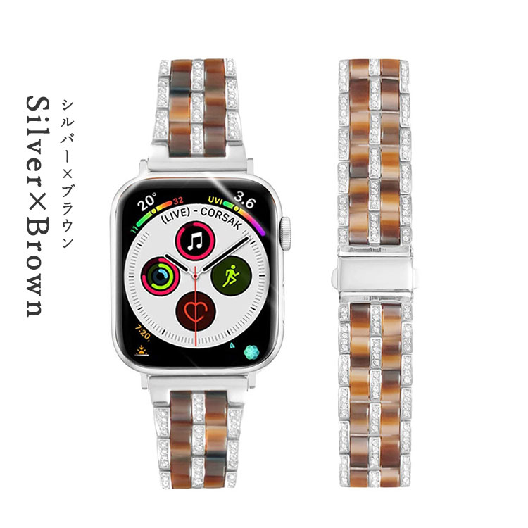 Apple Watch 11 10 9 8 7 バンド SE3 キラキラ ゴールド レディース おしゃれ 49mm 41mm 38mm ステンレス 44mm 45mm 46mm アップルウォッチ ベルト 42mm 40mm | Apple Watch | 08