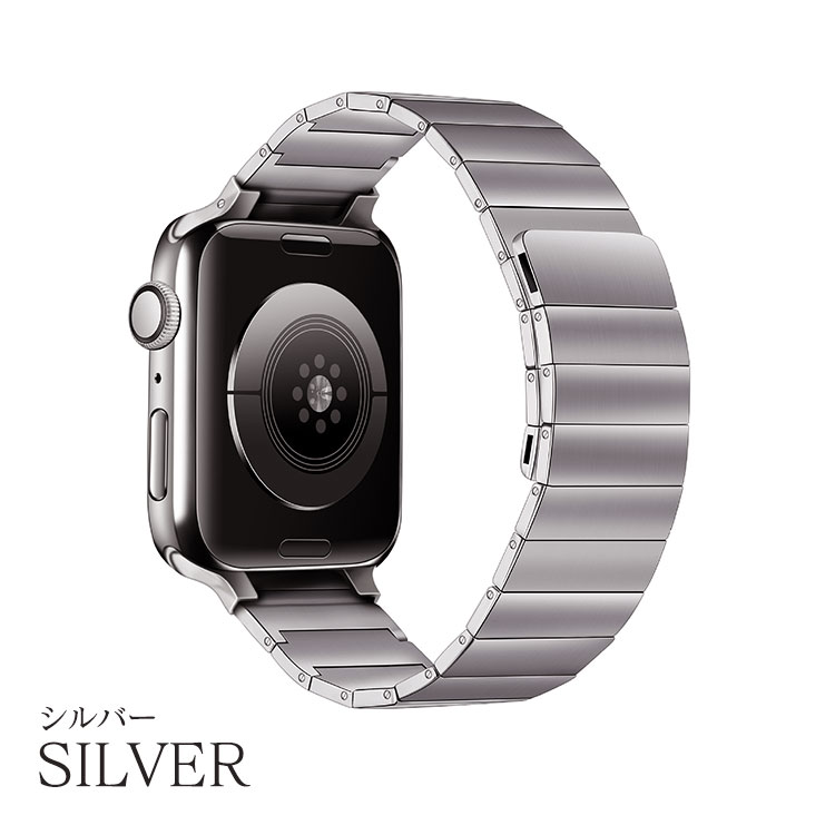 アップルウォッチ バンド メンズ マグネット 磁石 おしゃれ Apple Watch 9 8 7 ステンレス ビジネス Ultra 49mm 41mm 44mm ベルト 45mm 42mm 40mm 38mm｜ascal｜03