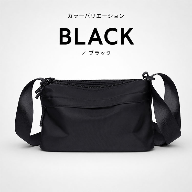 ボディバッグ メンズ サコッシュ バッグ 斜め掛け 撥水 コンパクト トリプルファスナー 多収納 多機能 軽い 軽量 小さめ スポーツ ショルダー ナイロン |  | 01