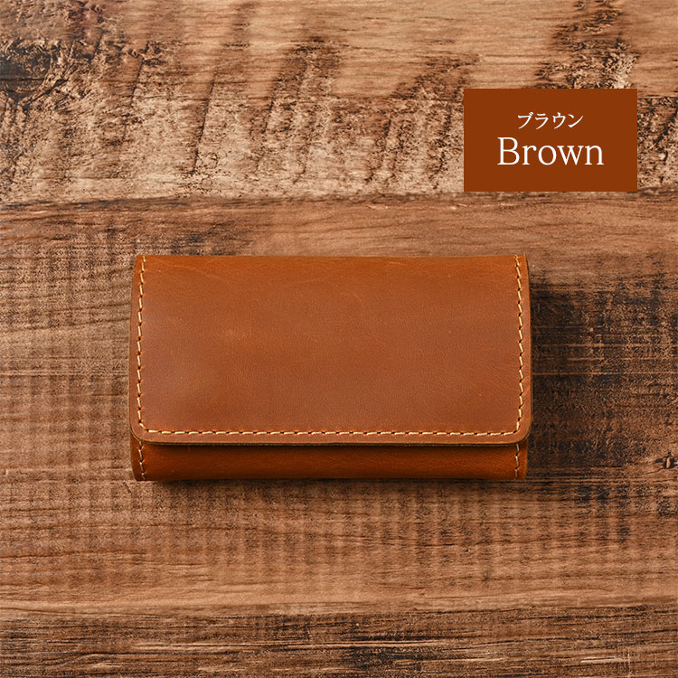 キーケース 本革 レザー メンズ 牛革 高級 おしゃれ 革 カードケース 小さめ 6連 鍵 20代 30代 40代 50代 ギフト 黒 青 緑 大学生 社会人 父の日 お札入れ |  | 04