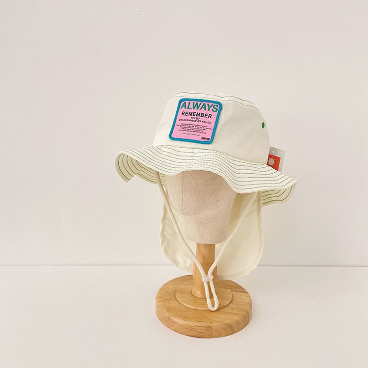 子ども ハット 帽子 夏 首の後ろまで 後頭部 熱中症対策 あご紐 1歳 2歳 3歳 4歳 男の子 女の子 赤ちゃん こども かわいい おしゃれ プール 海 夏 キッズ用 |  | 04