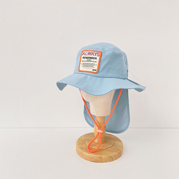 子ども ハット 帽子 夏 首の後ろまで 後頭部 熱中症対策 あご紐 1歳 2歳 3歳 4歳 男の子 女の子 赤ちゃん こども かわいい おしゃれ プール 海 夏 キッズ用 |  | 03