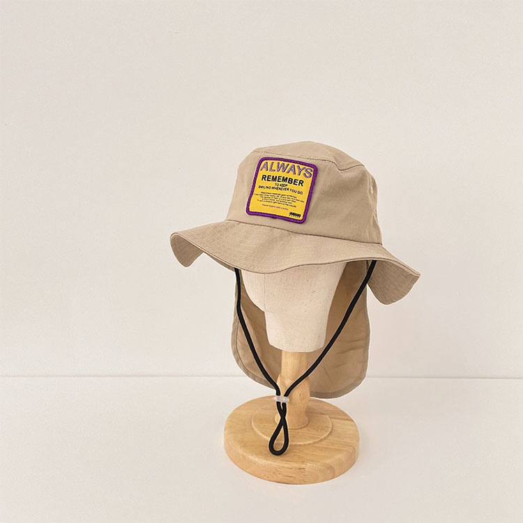 子ども ハット 帽子 夏 首の後ろまで 後頭部 熱中症対策 あご紐 1歳 2歳 3歳 4歳 男の子 女の子 赤ちゃん こども かわいい おしゃれ プール 海 夏 キッズ用 |  | 01