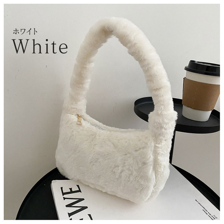 ミニバッグ レディース バッグ ふわふわ 小さめ かわいい ハンドバッグ ショルダーバッグ スマホ お出掛け 女の子 秋冬 ファー もこもこ コンパクト  軽量 軽い |  | 02