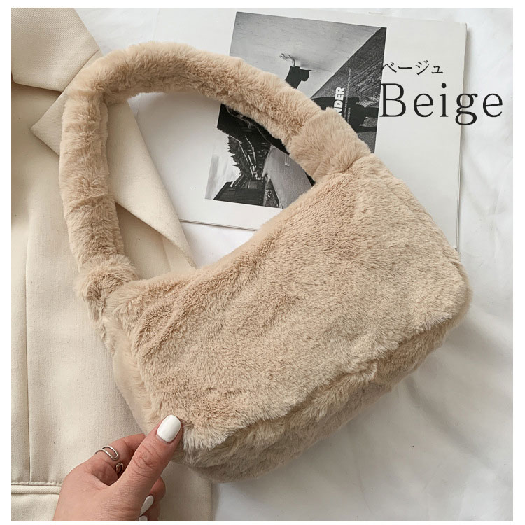 ミニバッグ レディース バッグ ふわふわ 小さめ かわいい ハンドバッグ ショルダーバッグ スマホ お出掛け 女の子 秋冬 ファー もこもこ コンパクト  軽量 軽い |  | 03