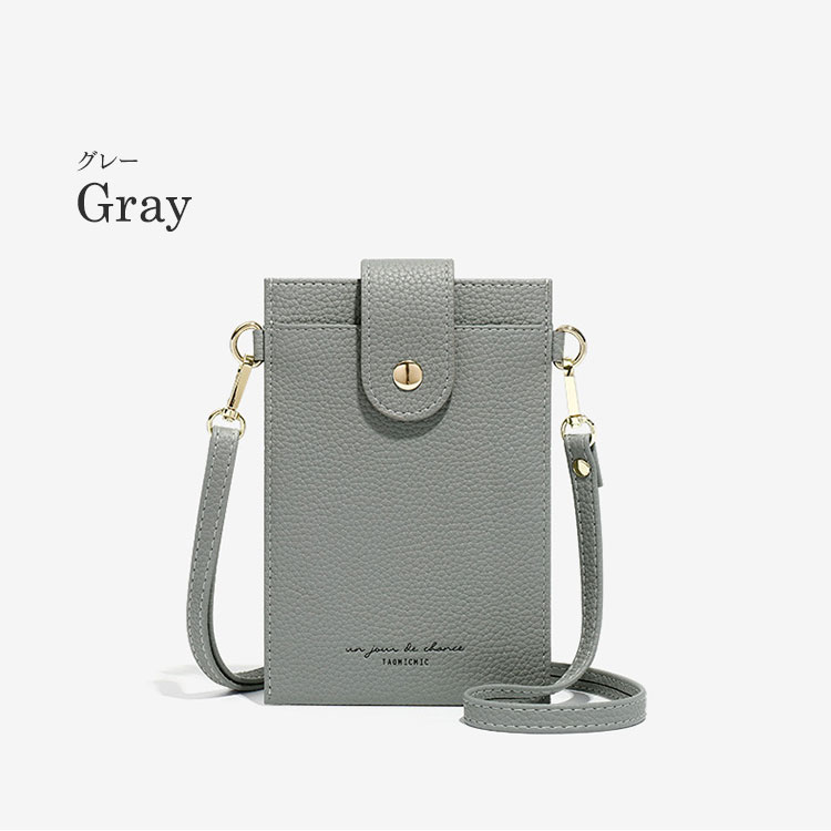 スマホポシェット レディース 財布 サコッシュ おしゃれ スマホショルダー スマホポーチ バッグ 薄型 軽量 革 レザー ポーチ 肩掛け スマホ iPhone くすみカラー |  | 02