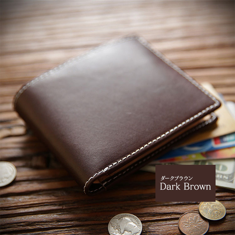 二つ折り財布 メンズ 牛革 財布 イタリアンレザー 本革 薄型 高級 おしゃれ 革 薄い レザー 20代 30代 40代 50代 たくさん入る 小さめ 社会人 父の日 ギフト |  | 02