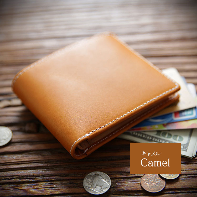 二つ折り財布 メンズ 牛革 財布 イタリアンレザー 本革 薄型 高級 おしゃれ 革 薄い レザー 20代 30代 40代 50代 たくさん入る 小さめ 社会人 父の日 ギフト |  | 04