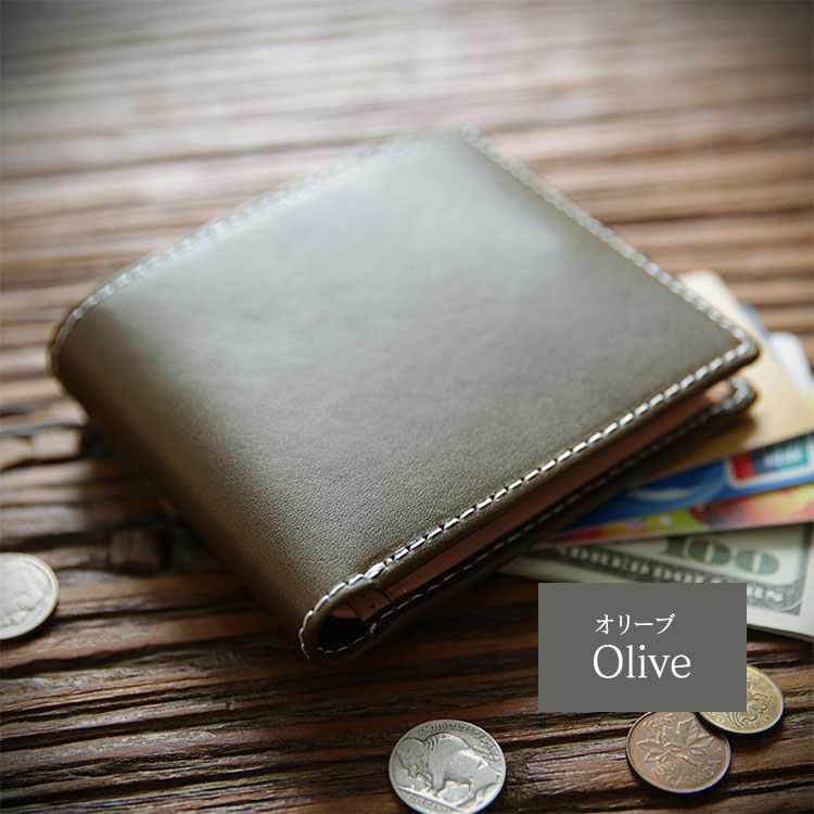 二つ折り財布 メンズ 牛革 財布 イタリアンレザー 本革 薄型 高級 おしゃれ 革 薄い レザー 20代 30代 40代 50代 たくさん入る 小さめ 社会人 父の日 ギフト |  | 06