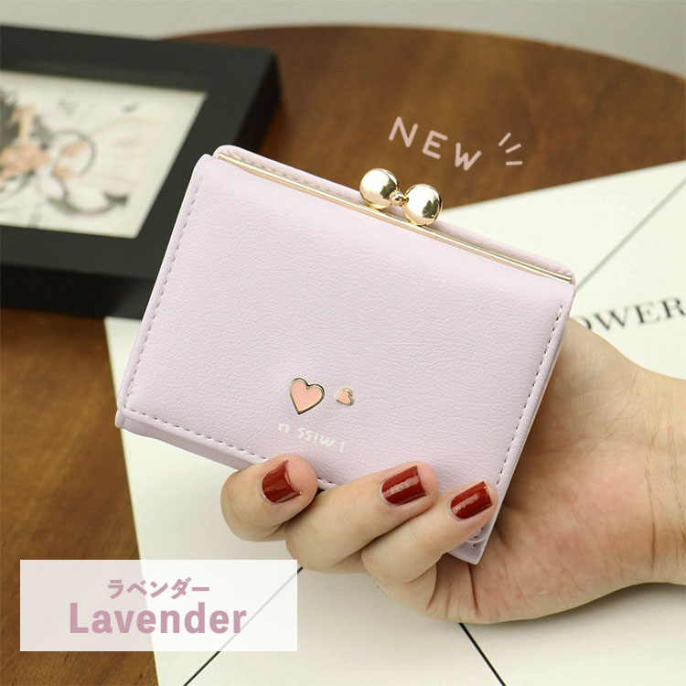 がま口財布 三つ折り財布 レディース 小さめ コンパクト おしゃれ 小銭入れ IC カード 小学生 中学生 パステル くすみカラー かわいい 子供 こども 女の子 |  | 05