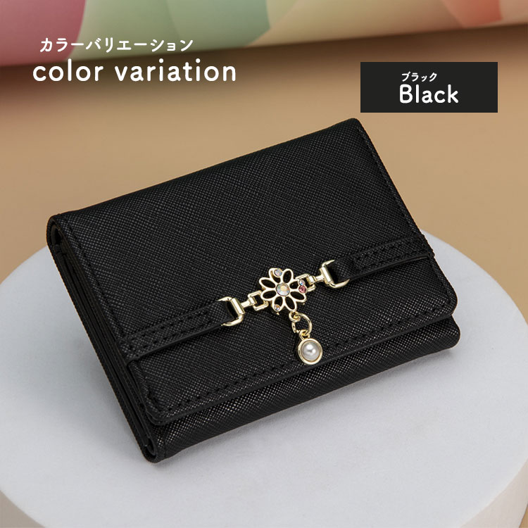 三つ折り財布 レディース がま口財布 小さめ コンパクト おしゃれ 小銭 ICカード 小学生 中学生 高校生 パステル くすみカラー かわいい 子供 こども 女の子 |  | 01