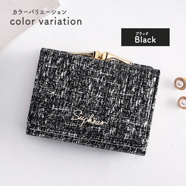 三つ折り財布 レディース 財布 女の子 がま口 かわいい 高校生 中学生 小学生 コンパクト 大容量 おしゃれ カード入れ 多い 小銭入れ がま口財布 こども 子ども |  | 01