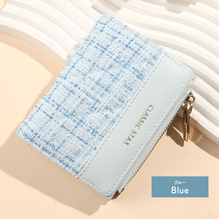 二つ折り財布 レディース 財布 女の子 チェック さらさら かわいい 高校生 中学生 小学生 ICカード コンパクト 小銭入れ 財布 こども 子ども 10代 20代 |  | 02