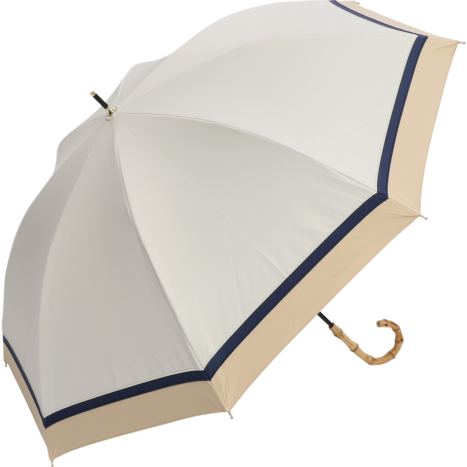 a.s.s.a 公式　日傘　完全遮光　長傘　フリル　竹手元　柄　紫外線カット　UVカット　55cm
