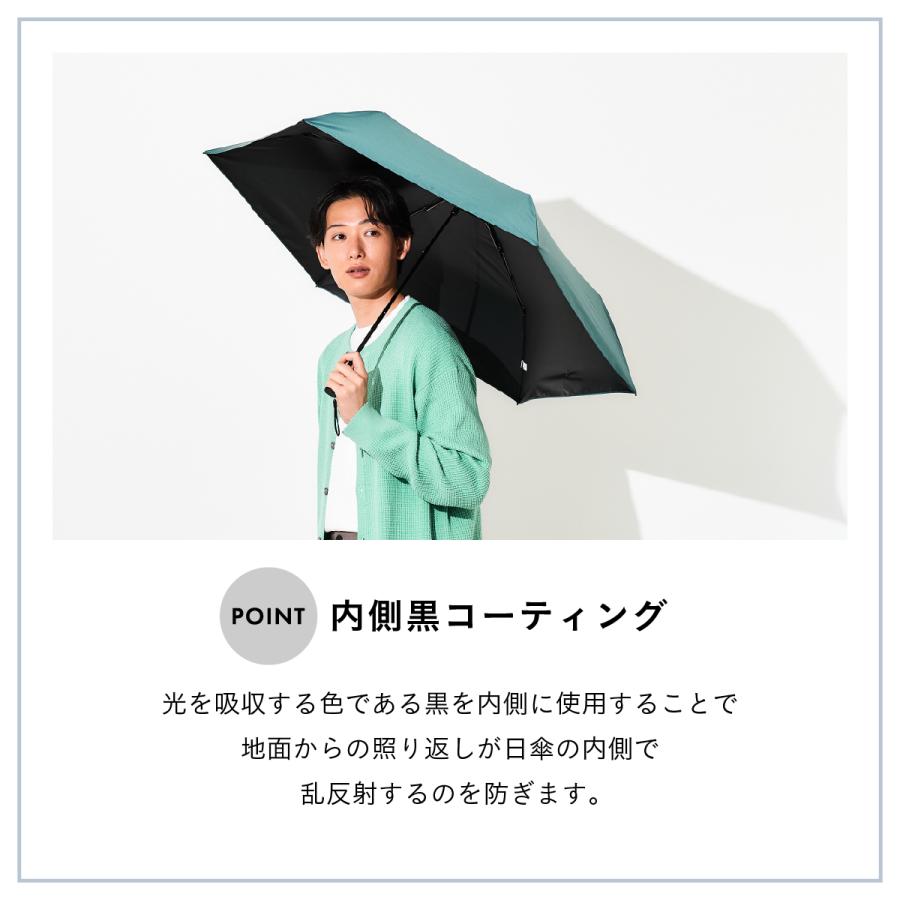 assa [assa 公式] 折りたたみ 軽量 完全遮光 日傘 メンズ 6本骨