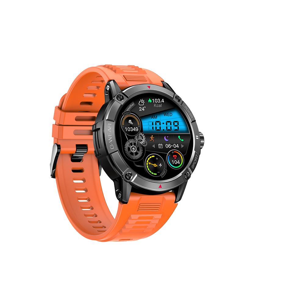 スマートウォッチ 通話機能 心拍計 腕時計 IP68防水 歩数計 1.52インチ 