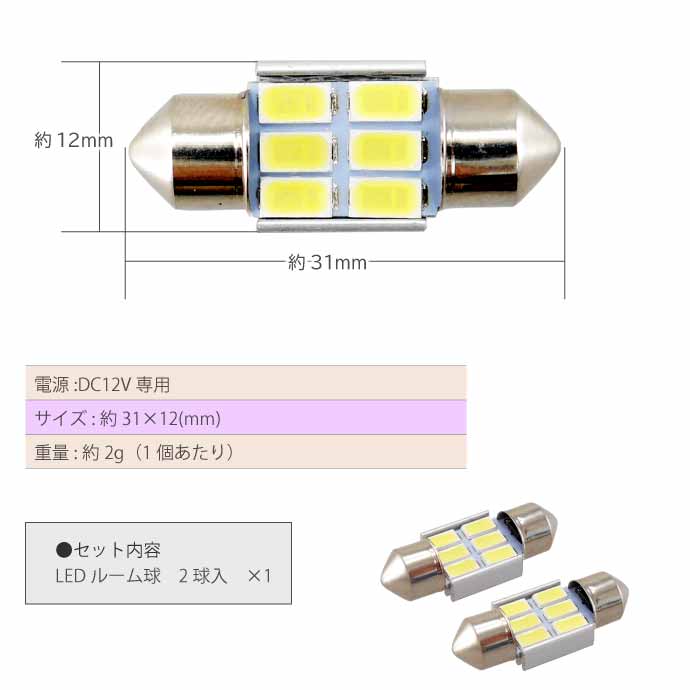 LEDルームランプ