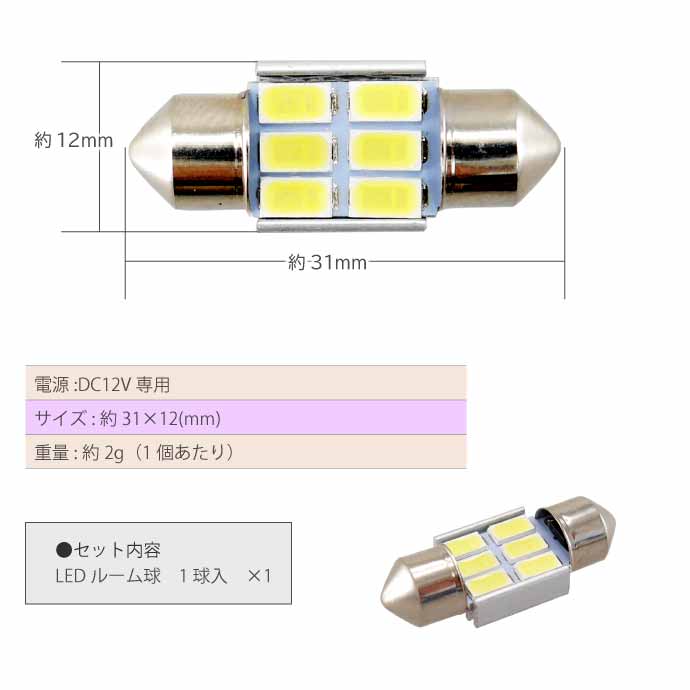 LEDルームランプ
