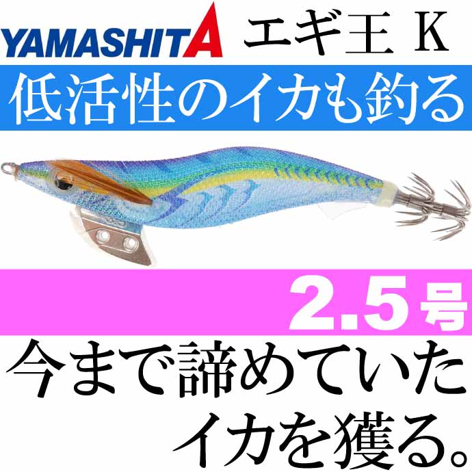 エギ王 K 007 ブルーポーション 2.5号 11g 75mm ラメ布 ケイムラボディー 沈下ベーシック 沈下速度約5秒/m YAMASHITA  ヤマシタ Ks841 :ks-4510001595017:ASE - 通販 - Yahoo!ショッピング