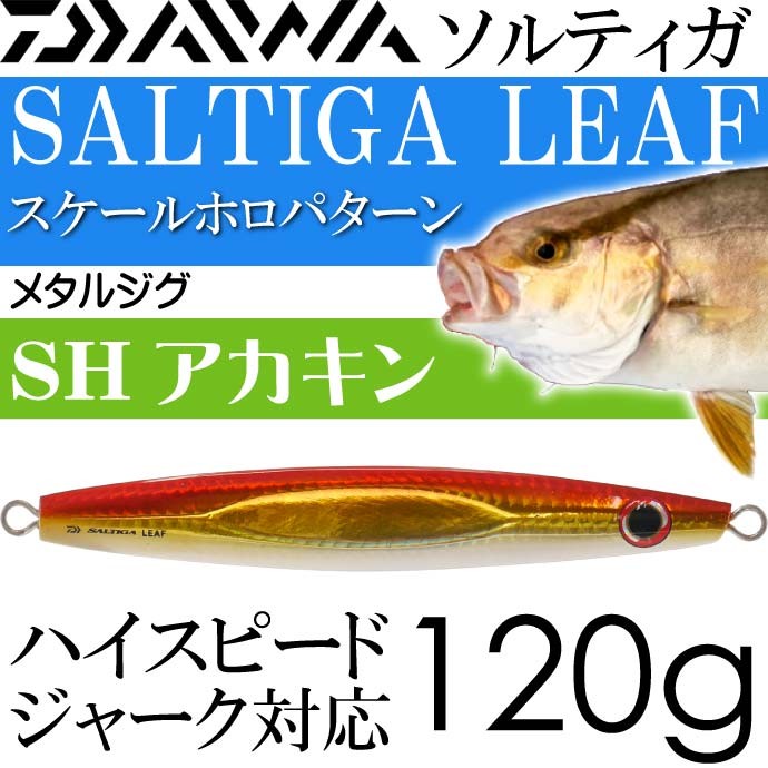 DAIWA（ダイワ） ソルティガ リーフ メタルジグ SHアカキン 120g DAIWA